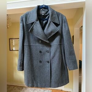 London Fog Women's Gray Peacoat